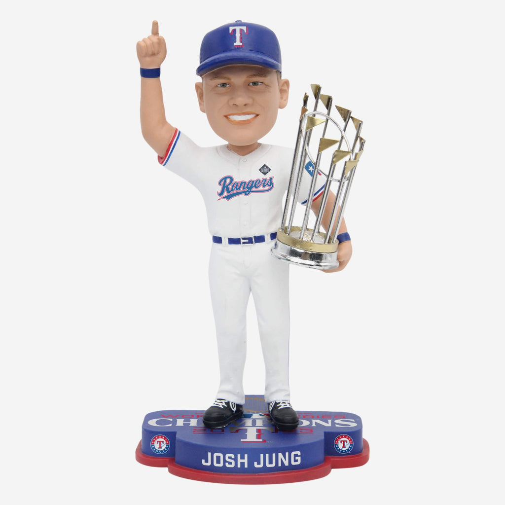 Josh Jung Texas Rangers 2023 World Series Champions Bobblehead FOCO - FOCO.com