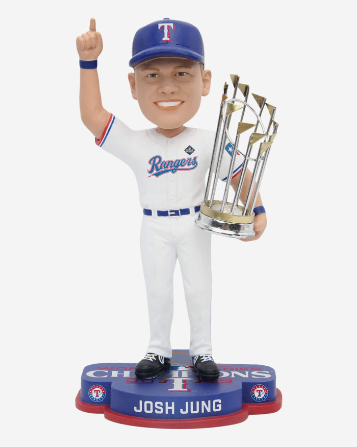 Josh Jung Texas Rangers 2023 World Series Champions Bobblehead FOCO - FOCO.com