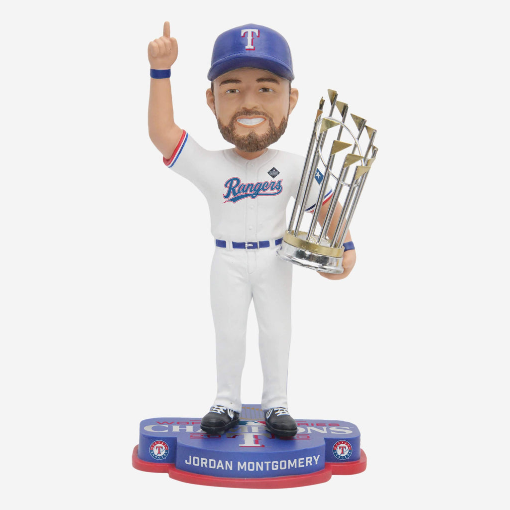 Jordan Montgomery Texas Rangers 2023 World Series Champions Bobblehead FOCO - FOCO.com
