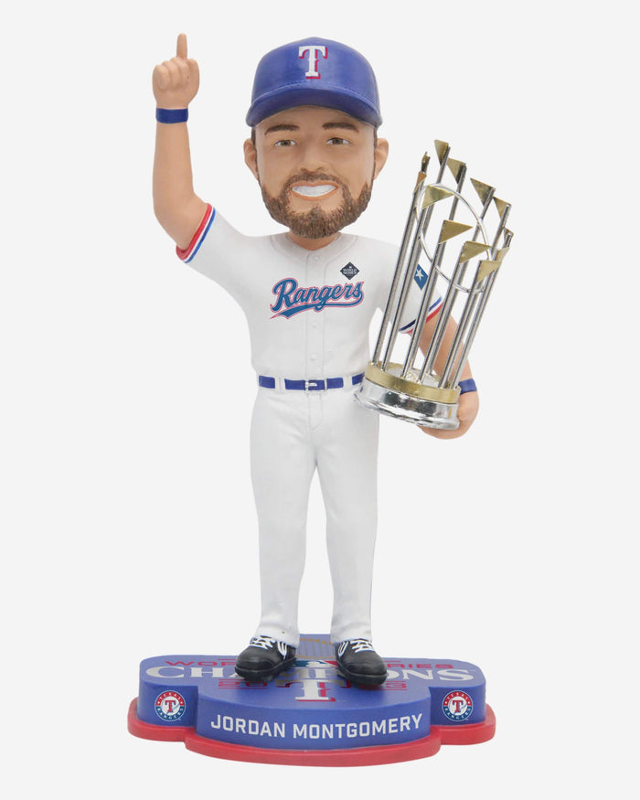 Jordan Montgomery Texas Rangers 2023 World Series Champions Bobblehead FOCO - FOCO.com