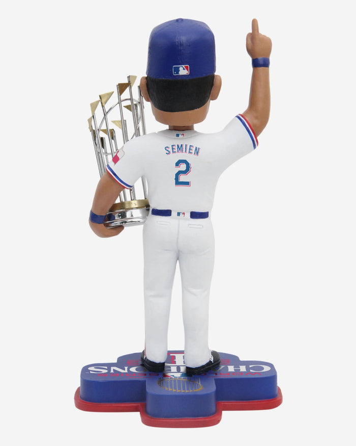 Marcus Semien Texas Rangers 2023 World Series Champions Bobblehead FOCO - FOCO.com