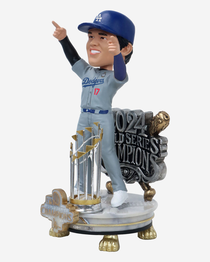 Shohei Ohtani Los Angeles Dodgers 2024 World Series Champions Alternate Jersey Celebration Bobblehead FOCO - FOCO.com