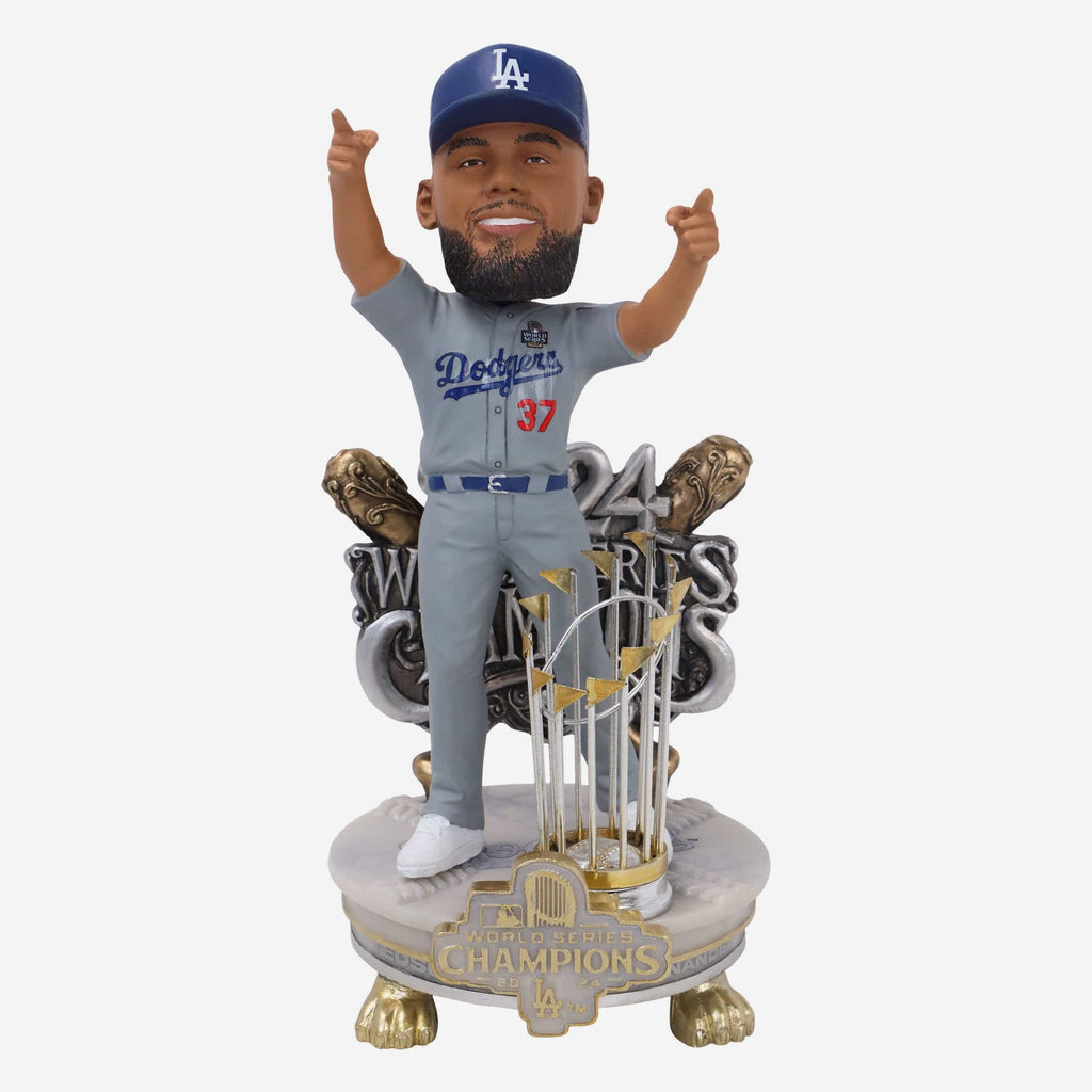 Teoscar Hernandez Los Angeles Dodgers 2024 World Series Champions Alternate Jersey Celebration Bobblehead FOCO - FOCO.com