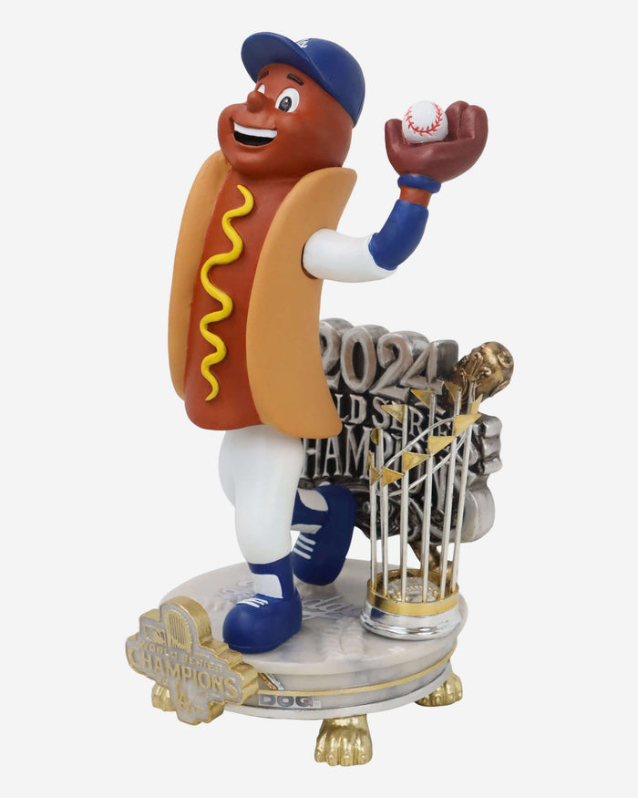 Dodger Dog Los Angeles Dodgers 2024 World Series Champions Mascot Alternate Jersey Celebration Bobblehead FOCO - FOCO.com