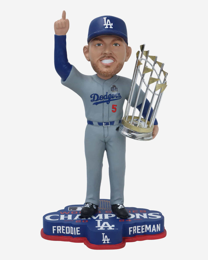 Freddie Freeman Los Angeles Dodgers 2024 World Series Champions Bobblehead FOCO - FOCO.com