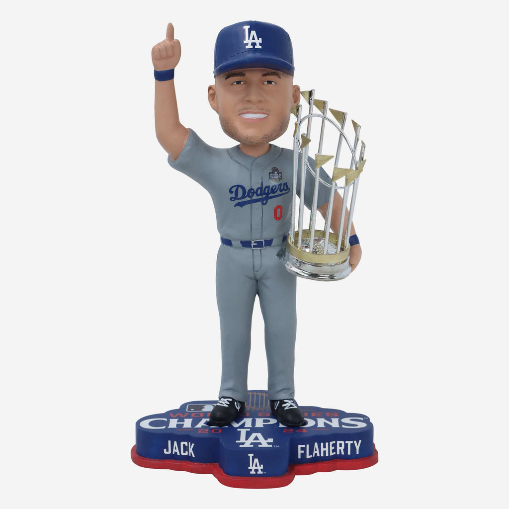 Jack Flaherty Los Angeles Dodgers 2024 World Series Champions Bobblehead FOCO - FOCO.com
