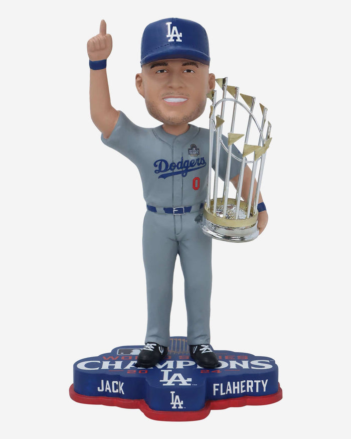 Jack Flaherty Los Angeles Dodgers 2024 World Series Champions Bobblehead FOCO - FOCO.com