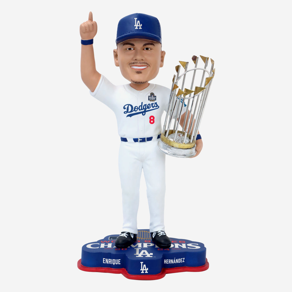 Kike Hernandez Los Angeles Dodgers 2024 World Series Champions Bobblehead FOCO - FOCO.com