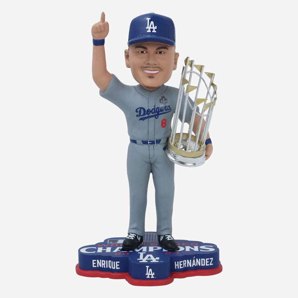 Kike Hernandez Los Angeles Dodgers 2024 World Series Champions Bobblehead FOCO - FOCO.com