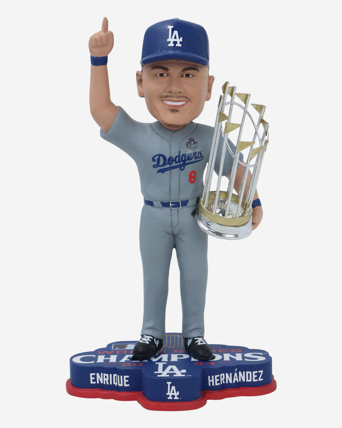 Kike Hernandez Los Angeles Dodgers 2024 World Series Champions Bobblehead FOCO - FOCO.com