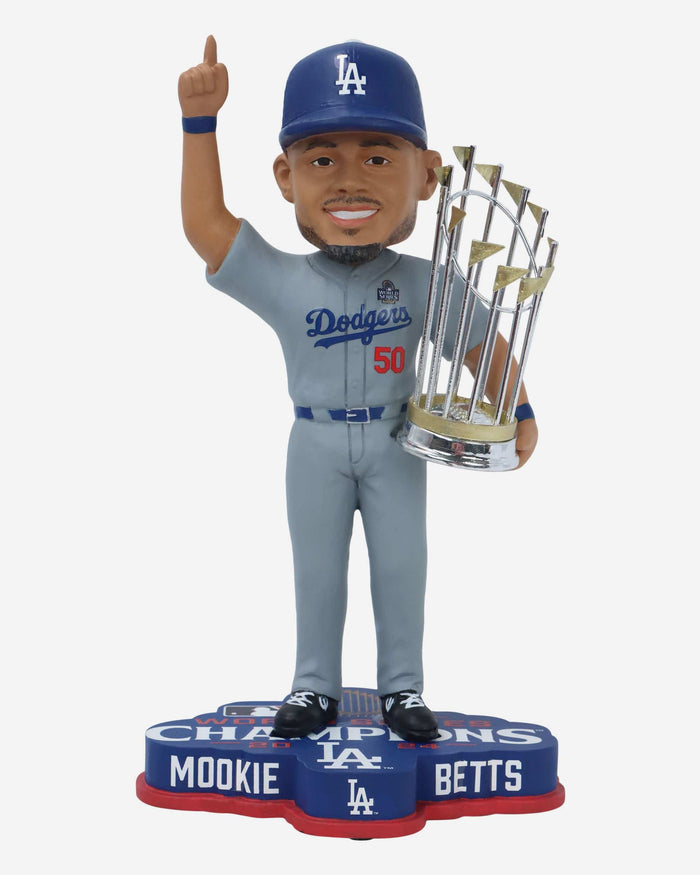 Mookie Betts Los Angeles Dodgers 2024 World Series Champions Bobblehead FOCO - FOCO.com