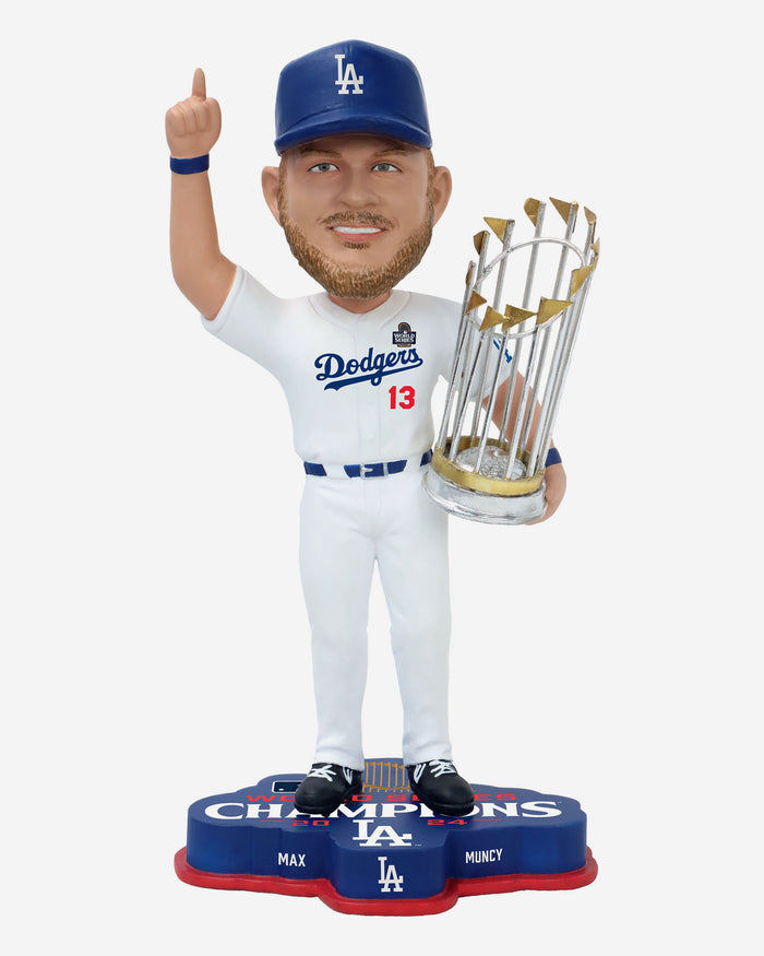 Max Muncy Los Angeles Dodgers 2024 World Series Champions Bobblehead FOCO - FOCO.com