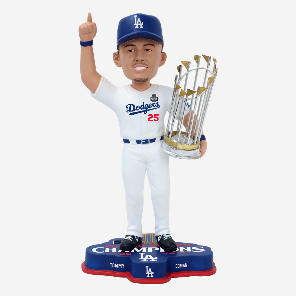 Tommy Edman Los Angeles Dodgers 2024 World Series Champions Bobblehead FOCO - FOCO.com