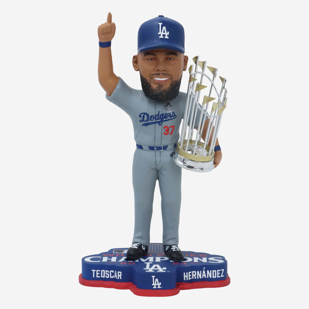 Teoscar Hernandez Los Angeles Dodgers 2024 World Series Champions Bobblehead FOCO - FOCO.com