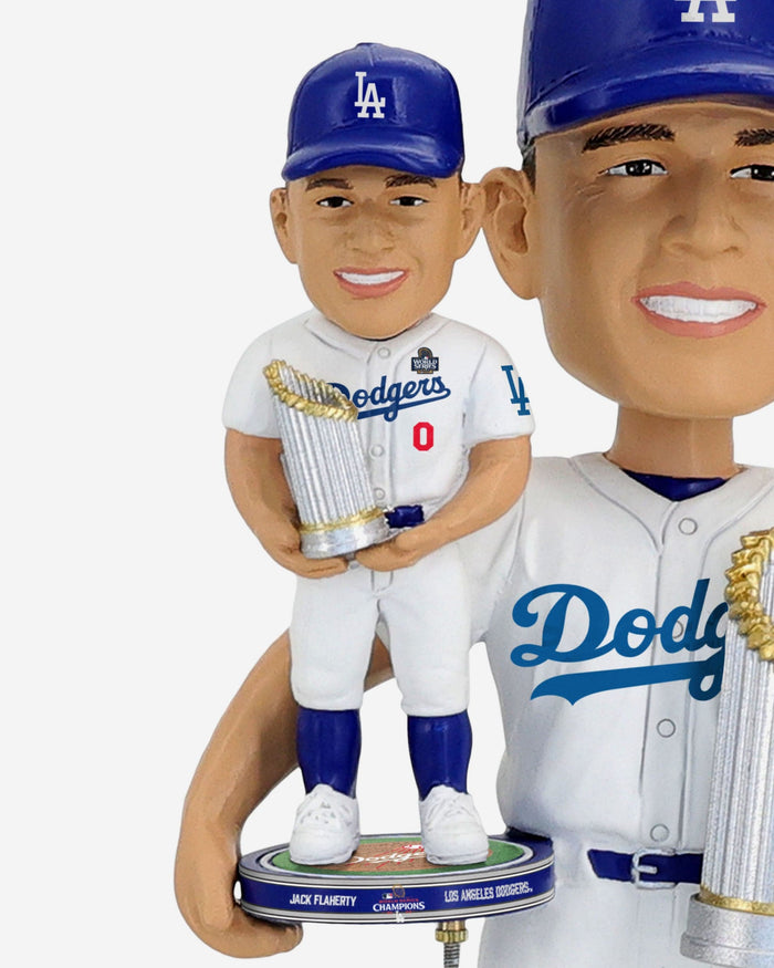 Jack Flaherty Los Angeles Dodgers 2024 World Series Champions Bobble Dubblz Bobblehead FOCO - FOCO.com