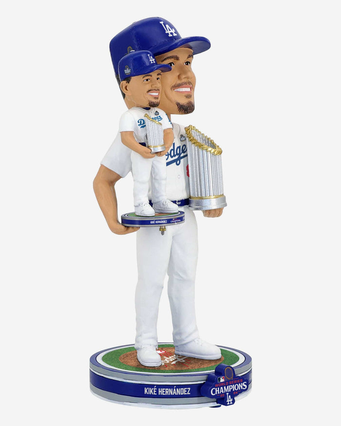 Kike Hernandez Los Angeles Dodgers 2024 World Series Champions Bobble Dubblz Bobblehead FOCO - FOCO.com