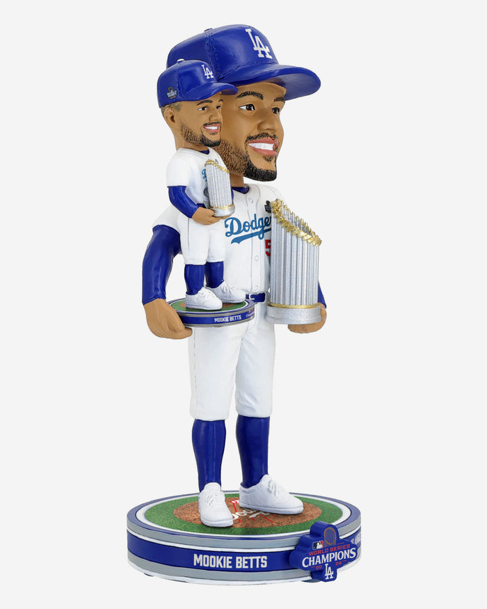 Mookie Betts Los Angeles Dodgers 2024 World Series Champions Bobble Dubblz Bobblehead FOCO - FOCO.com