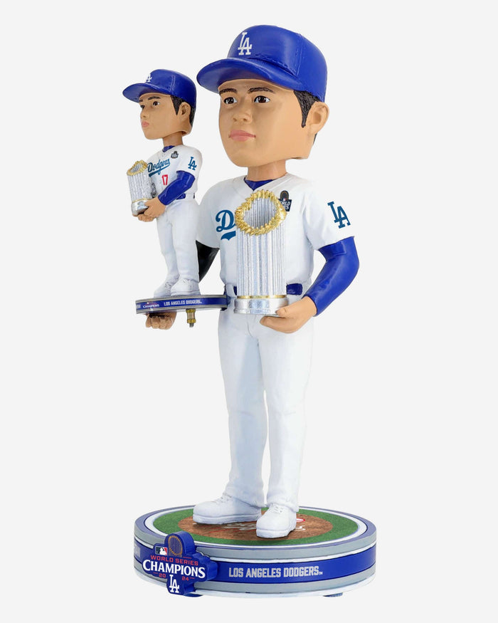 Shohei Ohtani Los Angeles Dodgers 2024 World Series Champions Bobble Dubblz Bobblehead FOCO - FOCO.com