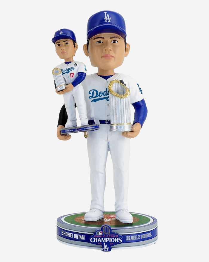 Shohei Ohtani Los Angeles Dodgers 2024 World Series Champions Bobble Dubblz Bobblehead FOCO - FOCO.com