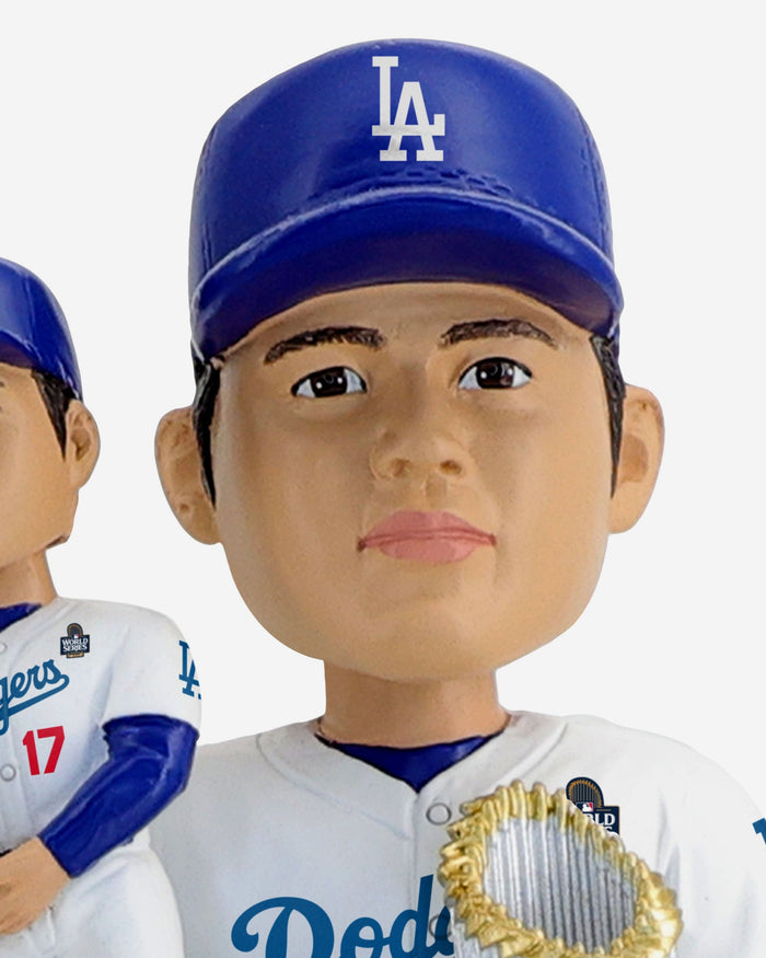 Shohei Ohtani Los Angeles Dodgers 2024 World Series Champions Bobble Dubblz Bobblehead FOCO - FOCO.com