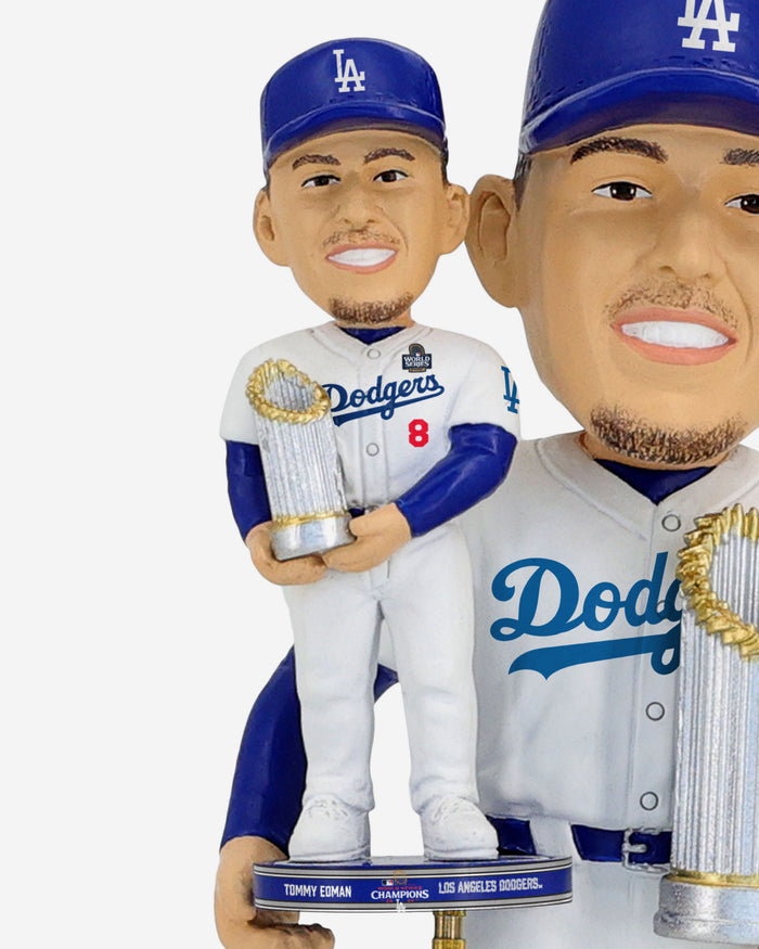 Tommy Edman Los Angeles Dodgers 2024 World Series Champions Bobble Dubblz Bobblehead FOCO - FOCO.com