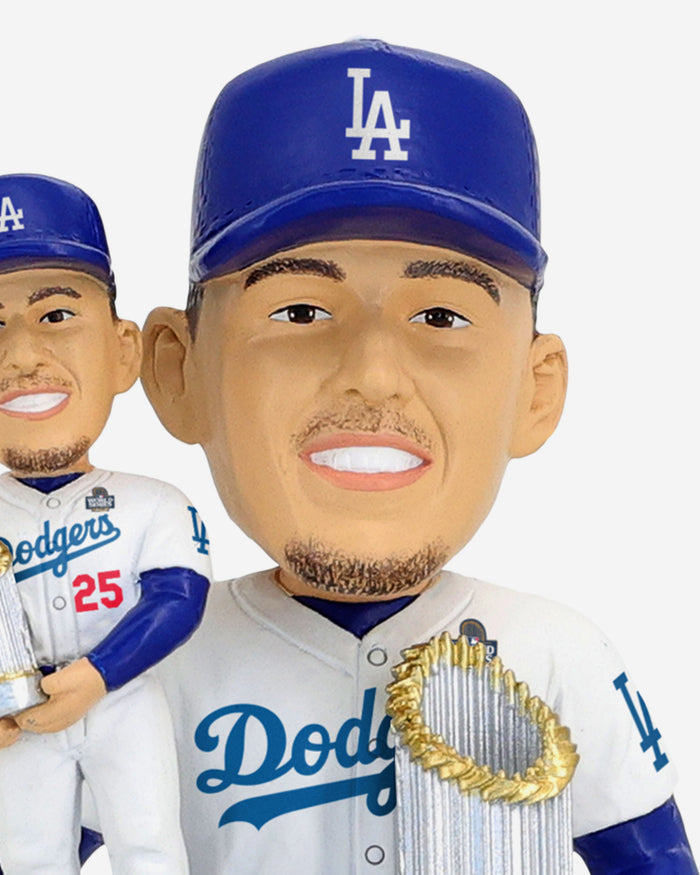 Tommy Edman Los Angeles Dodgers 2024 World Series Champions Bobble Dubblz Bobblehead FOCO - FOCO.com