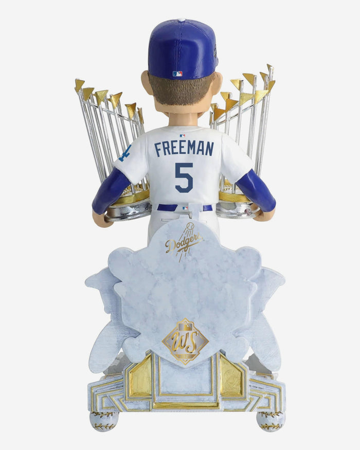 Freddie Freeman Los Angeles Dodgers 2025 Back To Back World Series Champions Celebration Bobblehead FOCO - FOCO.com