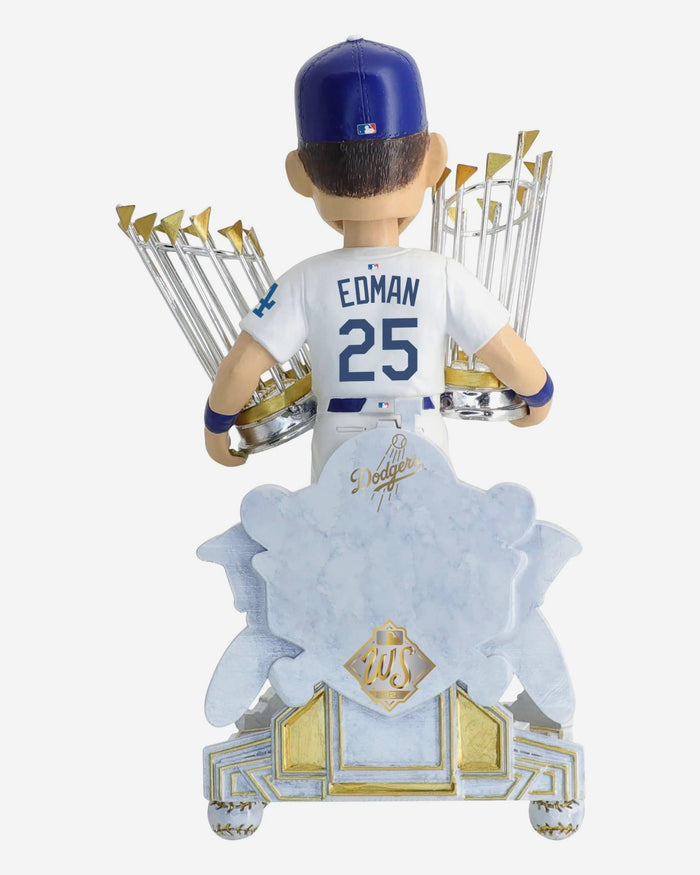 Tommy Edman Los Angeles Dodgers 2025 Back To Back World Series Champions Celebration Bobblehead FOCO - FOCO.com