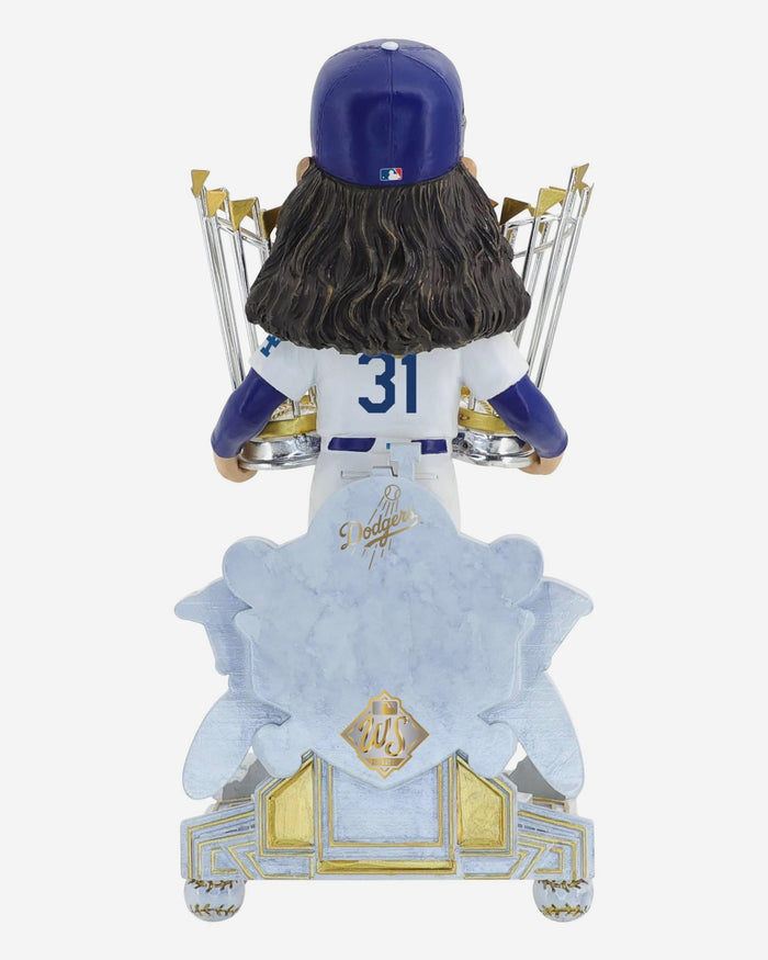 Tyler Glasnow Los Angeles Dodgers 2025 Back To Back World Series Champions Celebration Bobblehead FOCO - FOCO.com