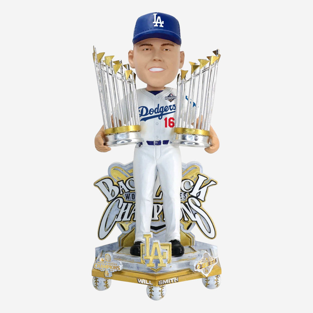 Will Smith Los Angeles Dodgers 2025 Back To Back World Series Champions Celebration Bobblehead