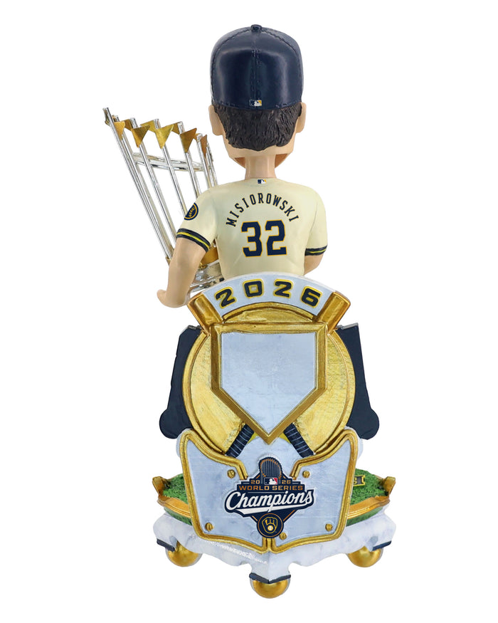 Jacob Misiorowski Milwaukee Brewers 2026 World Series Champions Celebration Bobblehead FOCO - FOCO.com