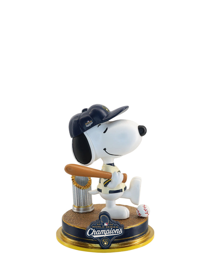 Snoopy Milwaukee Brewers 2026 World Series Champions Snoopy Peanuts Mini Bobblehead FOCO - FOCO.com