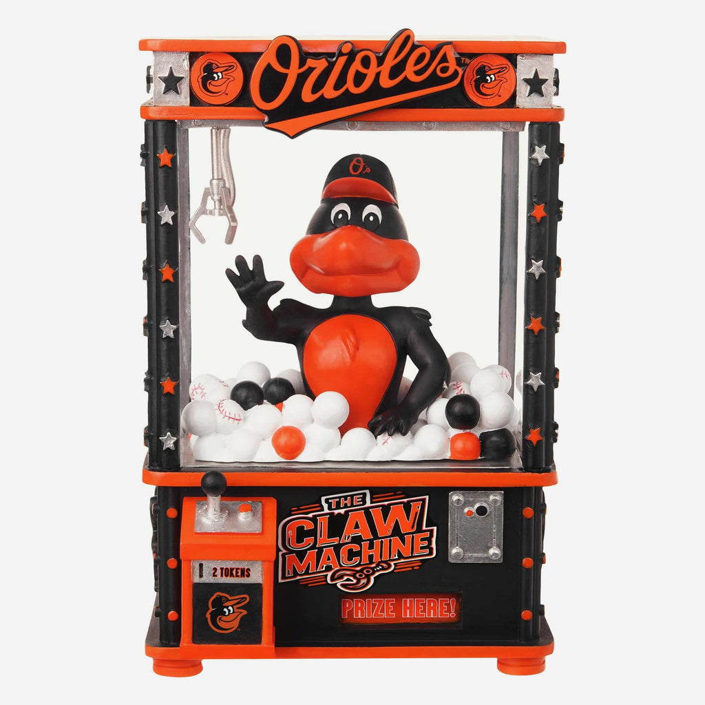 The Oriole Bird Baltimore Orioles Claw Machine Mascot Bobblehead FOCO - FOCO.com