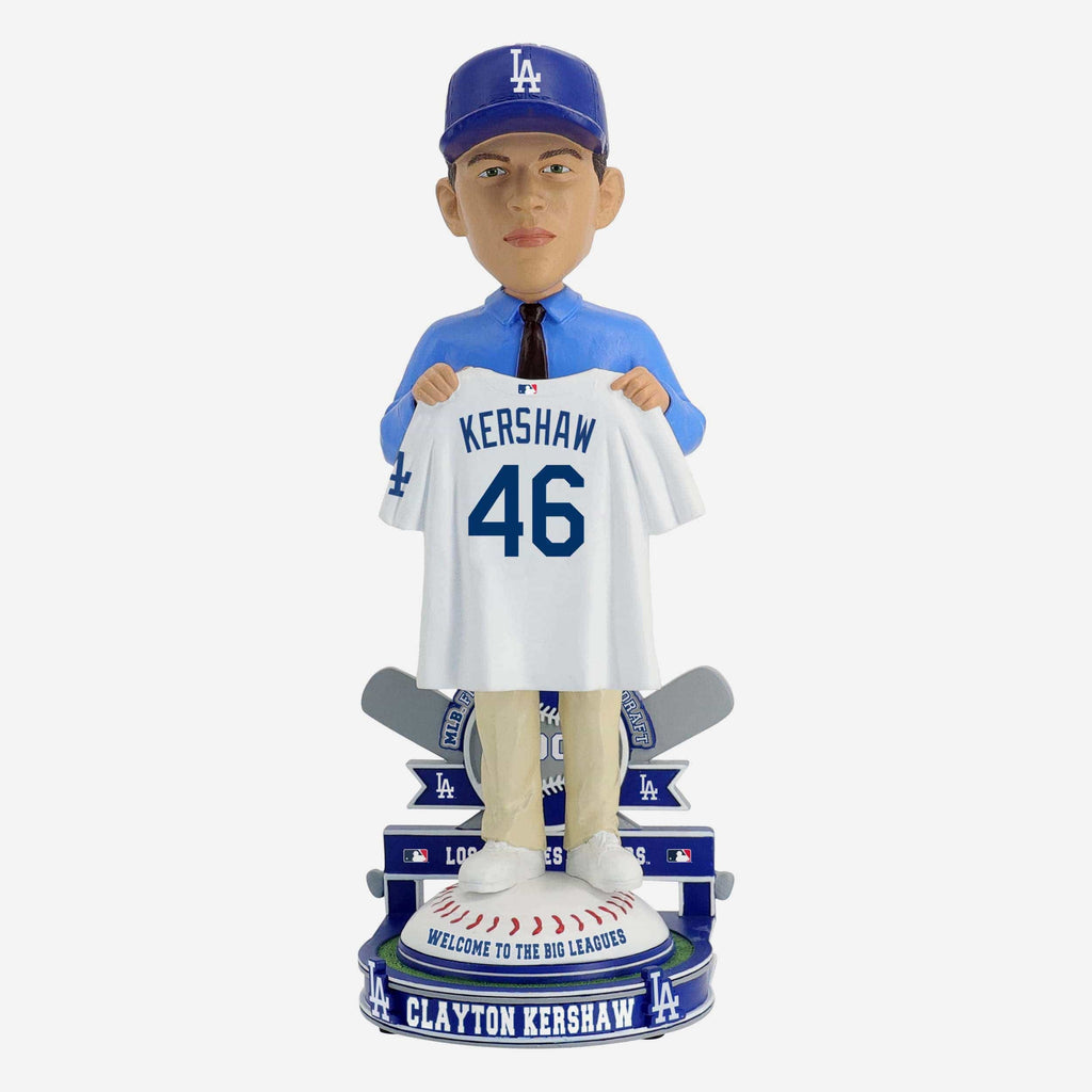 Clayton Kershaw Los Angeles Dodgers 2006 Draft Pick Bobblehead FOCO - FOCO.com