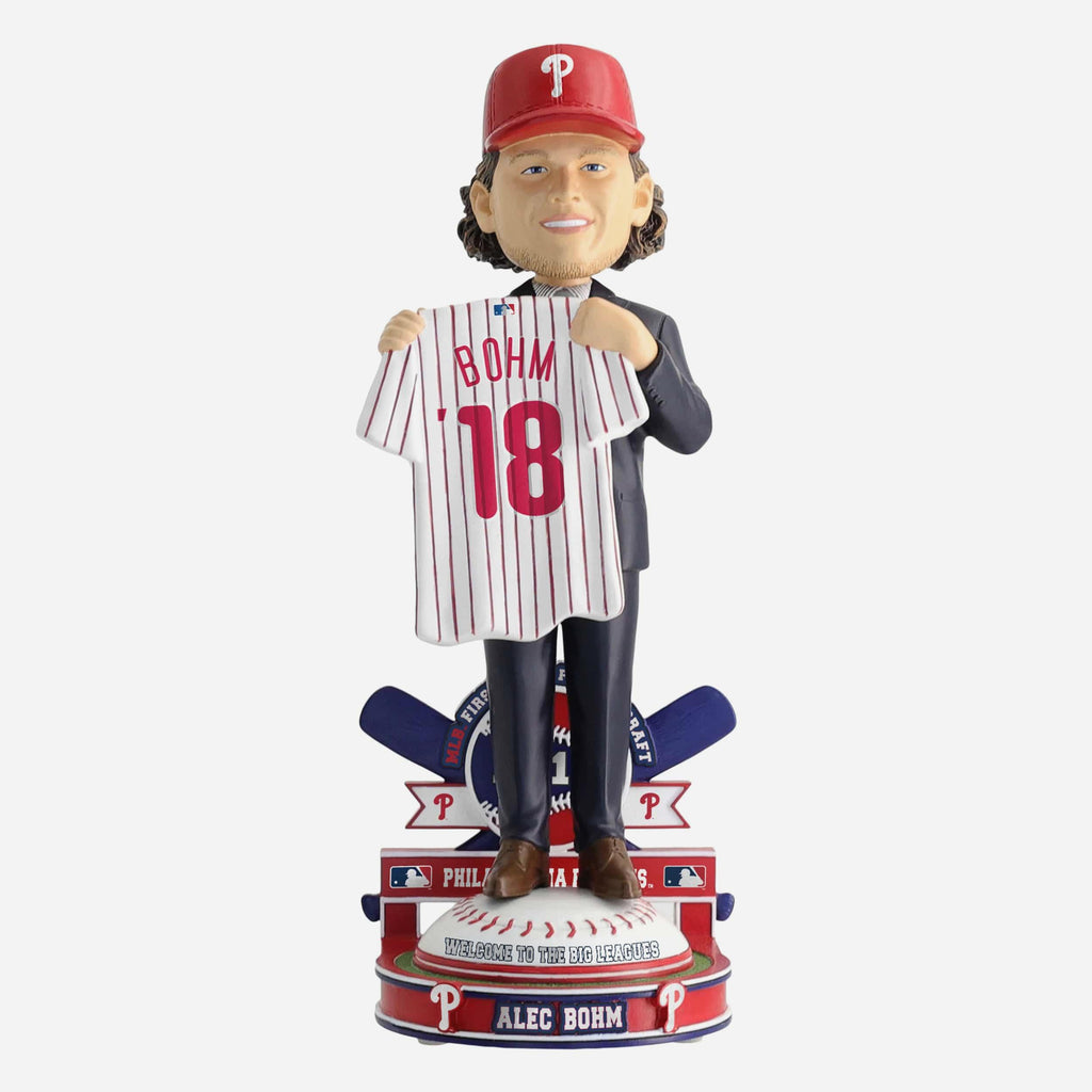Alec Bohm Philadelphia Phillies 2018 MLB Draft Pick Bobblehead FOCO - FOCO.com