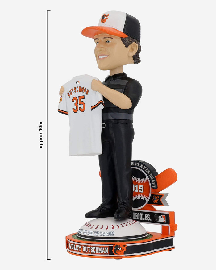 Adley Rutschman Baltimore Orioles 2019 Draft Pick Bobblehead FOCO - FOCO.com