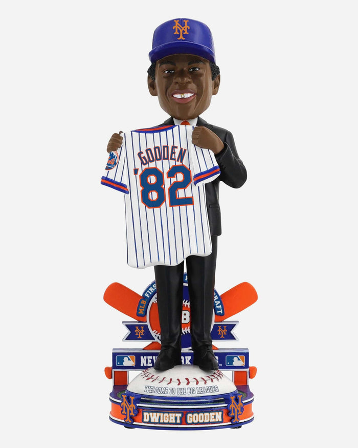 Dwight Gooden New York Mets 1982 MLB Draft Pick Bobblehead FOCO - FOCO.com