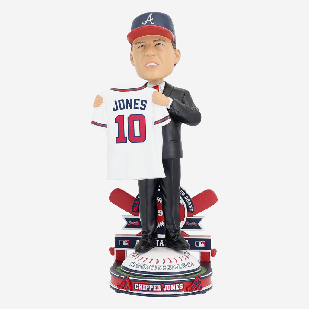 Chipper Jones Atlanta Braves 1990 Draft Pick Bobblehead FOCO - FOCO.com