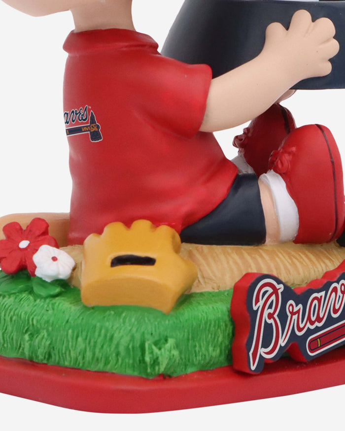 Atlanta Braves Charlie Brown & Snoopy Peanuts Dual Mini Bighead Bobblehead FOCO - FOCO.com