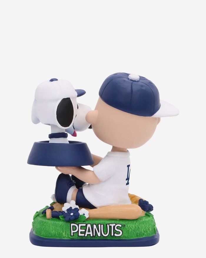 Los Angeles Dodgers Charlie Brown & Snoopy Peanuts Dual Mini Bighead Bobblehead FOCO - FOCO.com