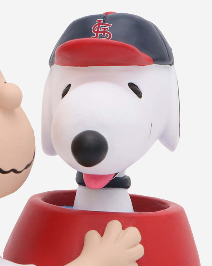 St Louis Cardinals Charlie Brown & Snoopy Peanuts Dual Mini Bighead Bobblehead FOCO - FOCO.com