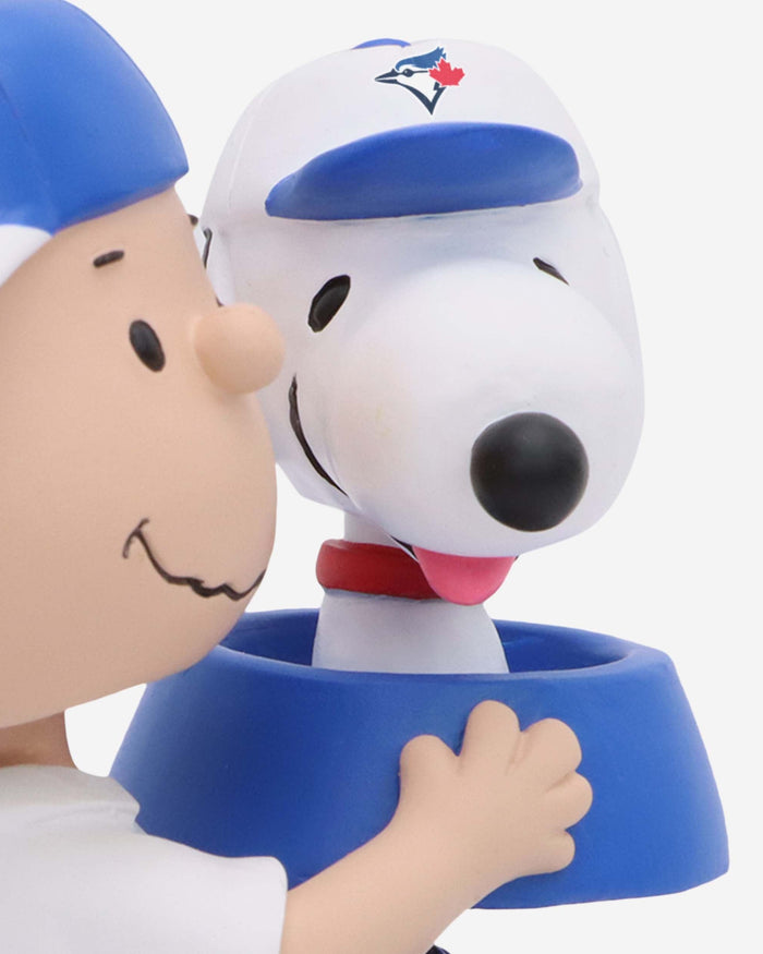 Toronto Blue Jays Charlie Brown & Snoopy Peanuts Dual Mini Bighead Bobblehead FOCO - FOCO.com