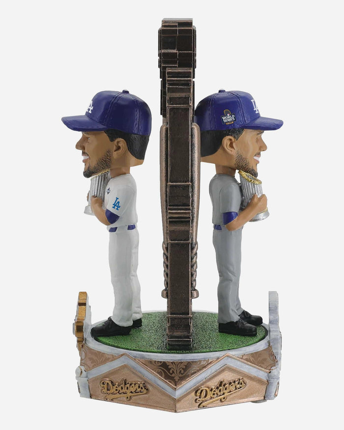 Mookie Betts Los Angeles Dodgers 2025 Back To Back World Series Champions Dual Spinner Bobblehead FOCO - FOCO.com
