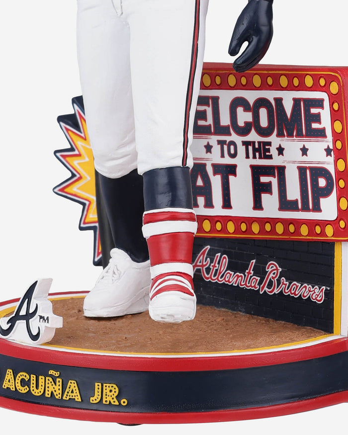 Ronald Acuna Jr Atlanta Braves Bat Flip Bobblehead FOCO - FOCO.com