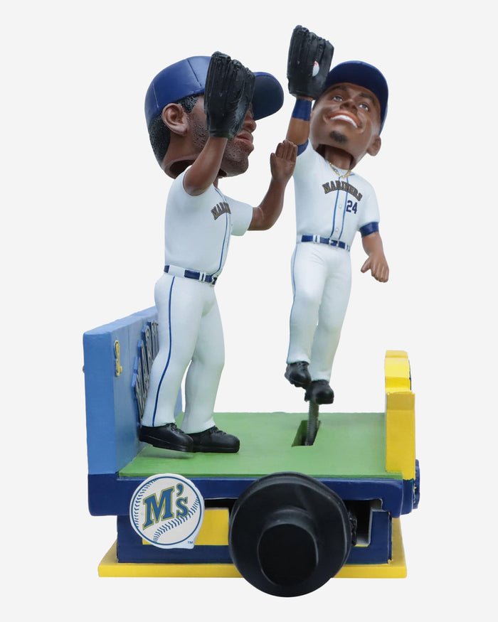 Ken Griffey Sr & Ken Griffey Jr Seattle Mariners Father and Son Slider Dual Bobblehead FOCO - FOCO.com