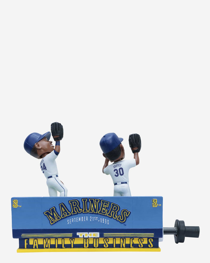 Ken Griffey Sr & Ken Griffey Jr Seattle Mariners Father and Son Slider Dual Bobblehead FOCO - FOCO.com