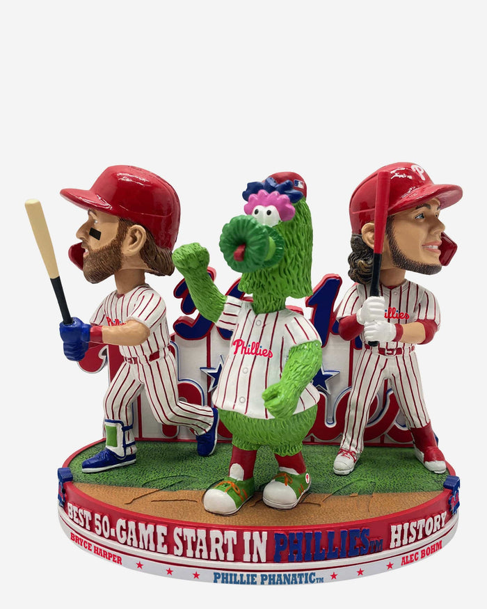Philadelphia Phillies 2024 Historical 50 Game Start Mini Bobblehead Scene FOCO - FOCO.com