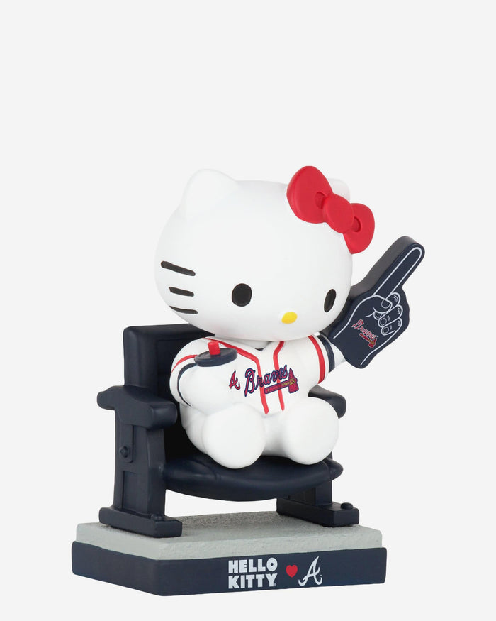 Hello Kitty® Atlanta Braves At The Ball Game Mini Bobblehead