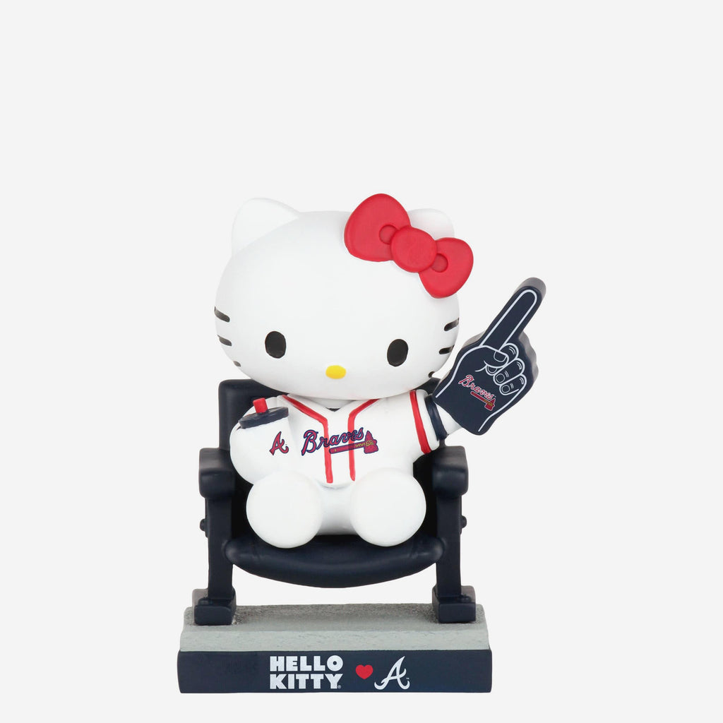 Hello Kitty® Atlanta Braves At The Ball Game Mini Bobblehead FOCO - FOCO.com