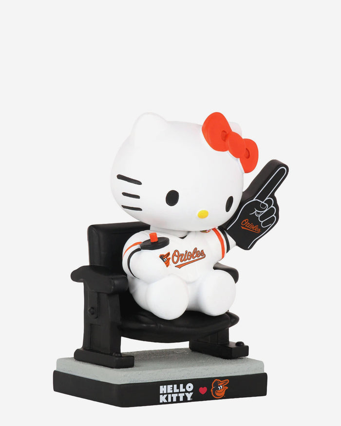 Hello Kitty® Baltimore Orioles At The Ball Game Mini Bobblehead